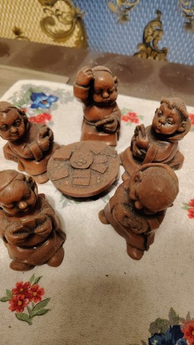 Wachsfiguren mönche beim - ",