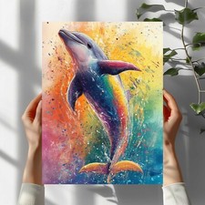  Regenbogen Delfin Premium