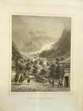 Dorf Grindelwald bei Bern -