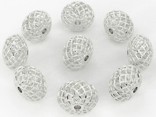 Handmade Oval Abstand Perlen