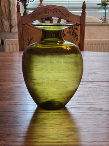 Vase mundgeblasen rauchglas - vase,