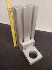 Spindelaufnahme Eurohals 43mm für Kress Frässpindel mit Montageprofil Alu 90x45