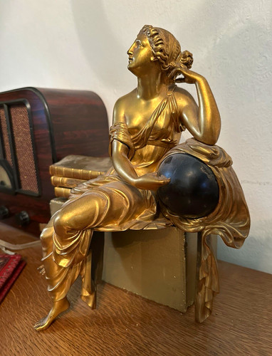 Antike bronze figur muse - antike,