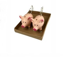 4 Stk Glücksbringer Schwein Silvesterdeko 8x6x4cm Silvester Glücksschwein Deko