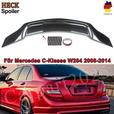 Heckspoiler CARBON LOOK für Mercedes W204 Limousine 2007-2014 R Style Heckflügel