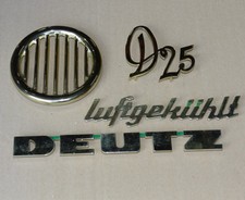 Satz messing Emblemen für