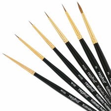 Kolinsky Rotmarder Pinsel REPINO Serie 3326 für Aquarellfarbe Ölfarbe Nailart