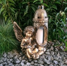 Engel Figur Grablaterne