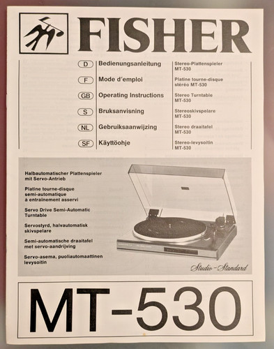 Alte gebrauchsanweisung fisher - alte,