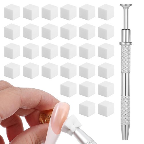 200 stück nail art - nail, schwamm