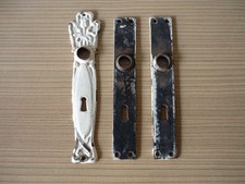3 x Langschild antik Gusseisen