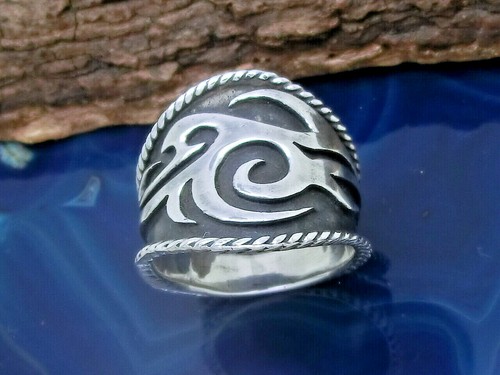 Tribal tattoo ring 925 - ring,