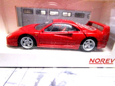 FERRARI F40 Supersportwagen V8 Bi Turbo red rot 1984 Norev Jet  1:43