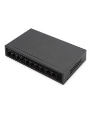 DIGITUS 8+2 Port FE PoE Switch