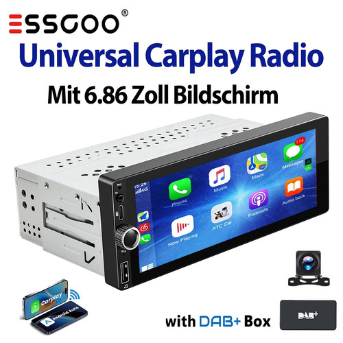 Dab 64g carplay autoradio - dab+,
