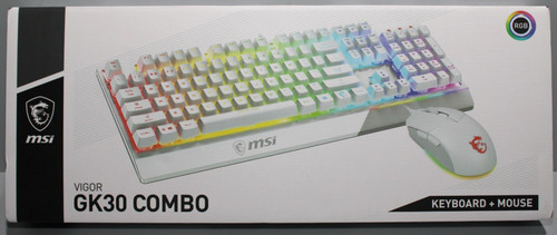 Msi vigor gk30 combo - white, de