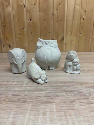 Marbel stone art figuren set - stone,