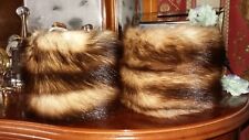 DEUTSCHE ZOBEL PELZ FELL MANSCHETTEN  FARBE : ORIGINAL EINHEITSGRÖßE