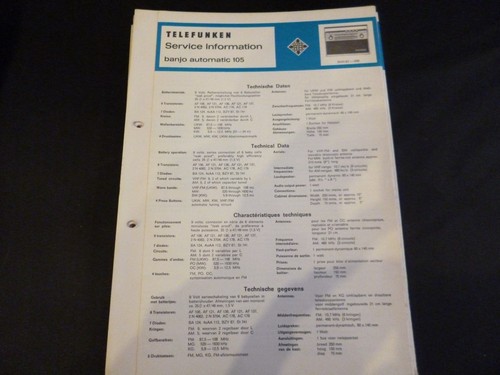 Original service manual - original,