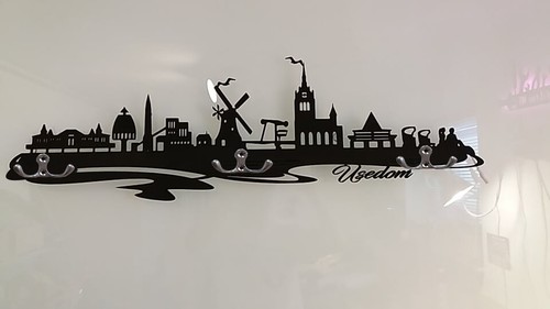 Schlüsselbrett skyline insel - schlüsselbrett,