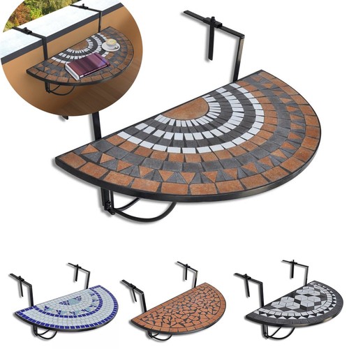 Balkonhängetisch mosaik - balkonhängetisch,