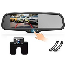AUTO-VOX Kabellos Rückspiegel Monitor Rückfahrkamera Nachtsicht Einparkhilfe Kit