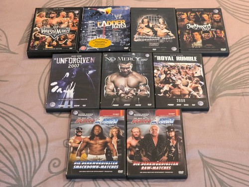 Wwe wrestling dvd - wrestling, sammlung