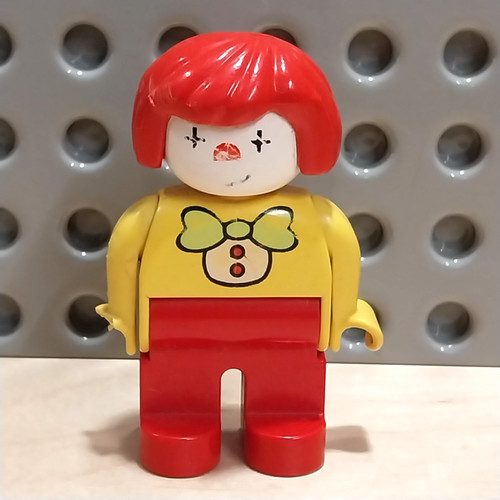 Lego duplo figur clown - lego, frau