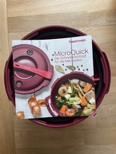 Tupperware Micro Quick Schnellkochtopf, Mikrowellengeeignet, Rot