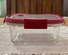 Curver Aufbewahrungsdose Vorratsdose, quadratisch 600 ml, Glas Klickdeckel