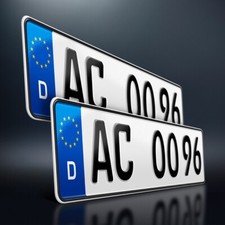 2 Kfz Kennzeichen | 480 x 110