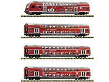 Fleischmann 881916, Spur N, 4-tlg. Set: Doppelstockwagen „FEX“, DB AG, NEU & OVP