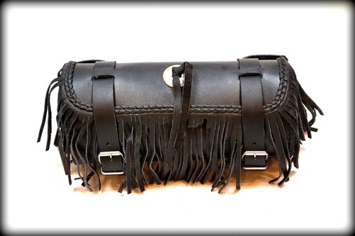 Lenkertasche aus leder - aus,
