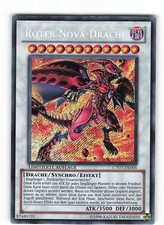Yugioh ROTER NOVA-DRACHE , ct07-de005 Secret Rare deutsch Exc Limitierte Auflage