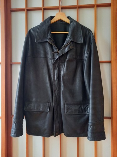 Italienische herren lederjacke - italienische,