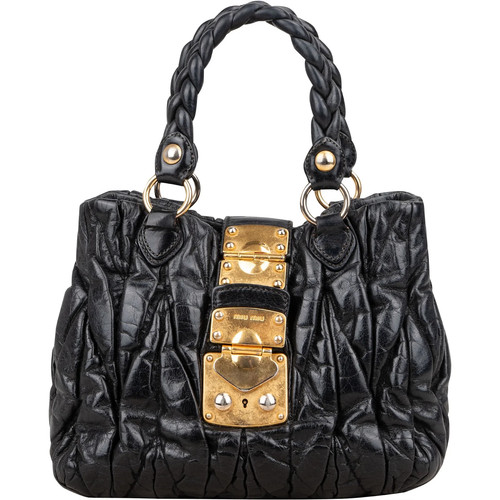 Miu quilted leather small - miu,