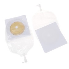 10X Drainage Urostomy Bag Valve Closure Anti-Backflow One-Piece Stoma Care Po $g