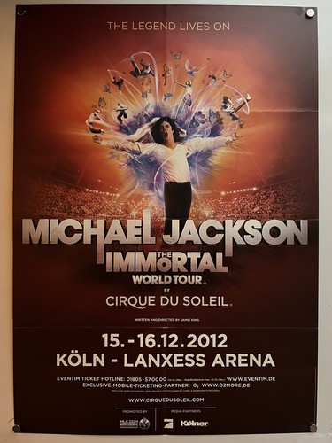 Michael jackson konzertposter - michael,