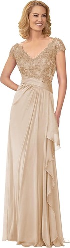 Chiffon brautmutterkleid - chiffon,