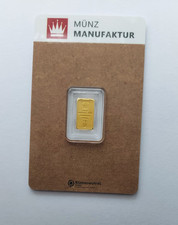 1g Goldbarren Münz