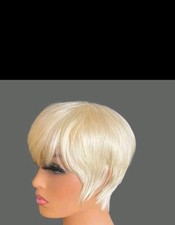 Human Hair Wig Blonde Shot