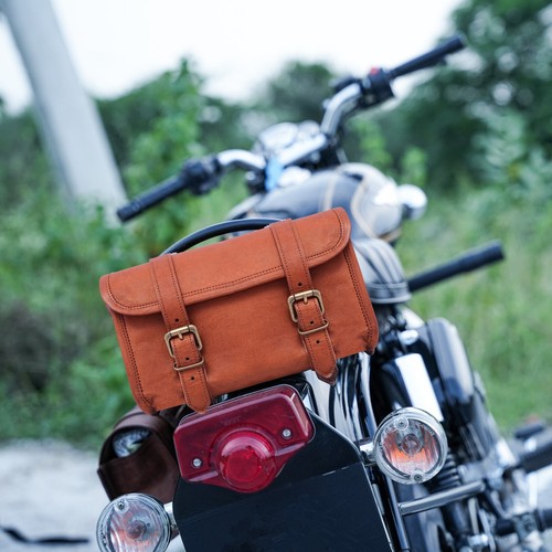 Echt ten leder - echt, satteltasche