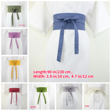 Damen Baumwolle Korsett Gürtel Bund Breit Obi Japanisch für Kimono Hanfu Yukata