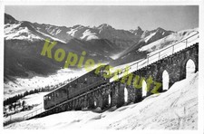 Davos AK Schweiz Parsenn-Bergbahn Standseilbahn Blick Piz d´Aeta und Tinzenhorn