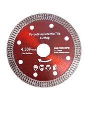 Diamanttrennscheibe 110 mm Fliesen Feinsteinzeug 5 Stück