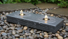 flacher rechteck Granitstein 2