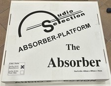 Audio Selection (Goldkabel) Absorber Plattform Gerätebasis schwarz 440x400x36 mm