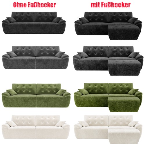 Sitzer sofa mit - 3/4-sitzer,