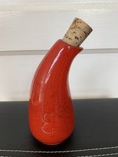 Gerz Keramik Essigflasche Rot Alt Küche Deko