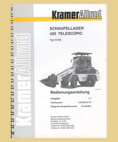 Kramer radlader 420 - radlader, 420 